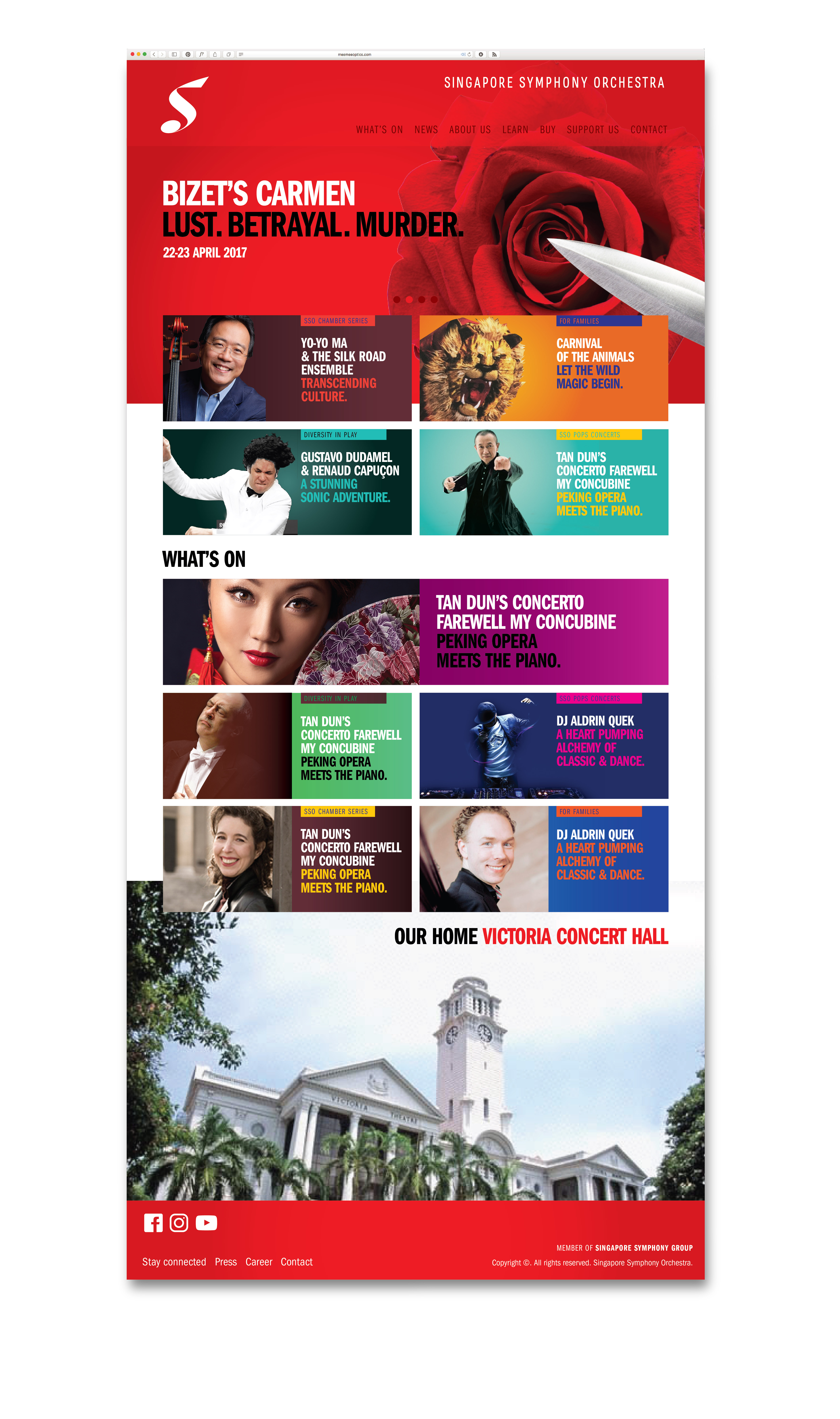 Singapore Symphony Orchestra website